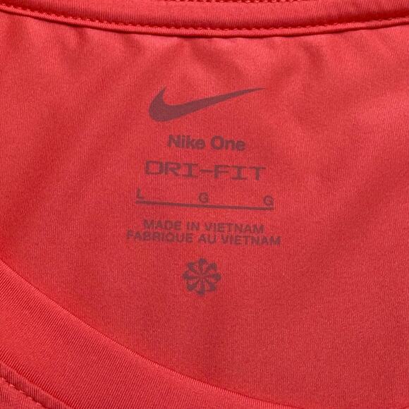 Nike One Dri-FIT Shirt Womens Sz L Training Cropped Tank Top FN2845-814 - Picture 3 of 8